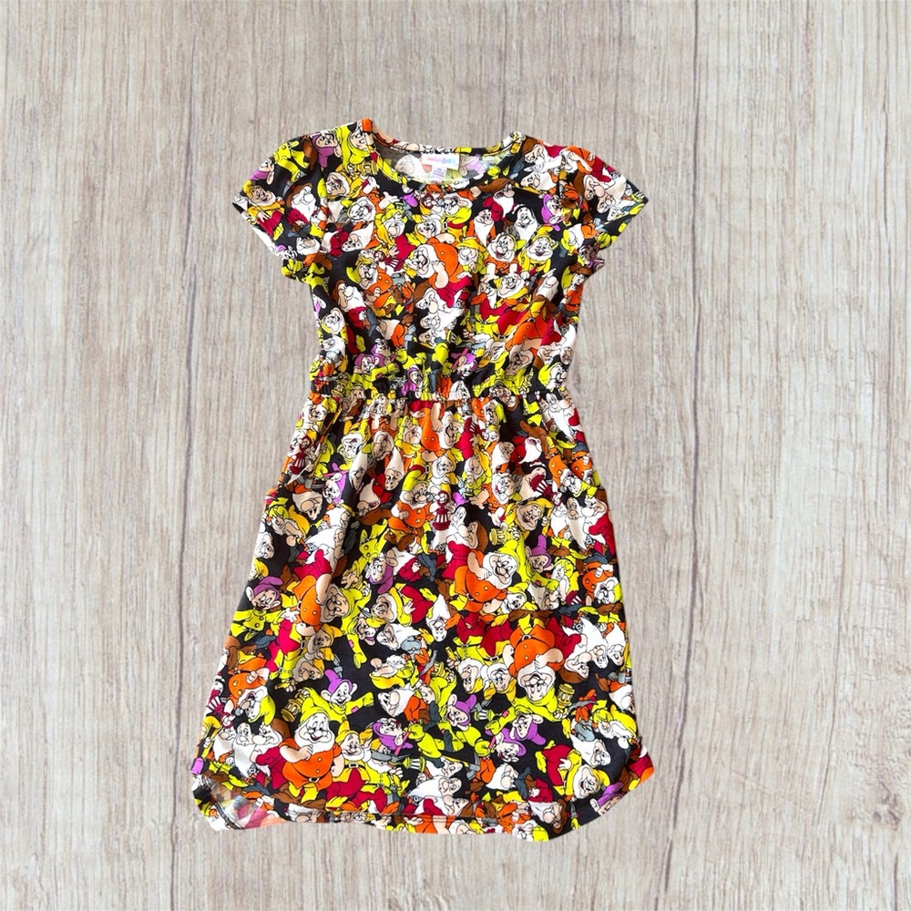 10 LulaRoe x Disney Seven Dwarfs Dress